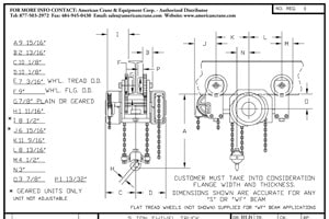 Swivel Truck Low Headroom 1321-5P
