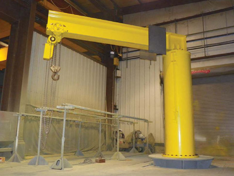 Jib Crane for Hazardous Environment | American Crane<br />
