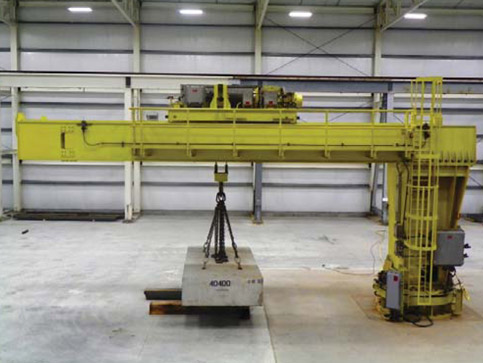 Jib Crane for Hazardous Outdoor Corrosive Marine Environment | American Crane