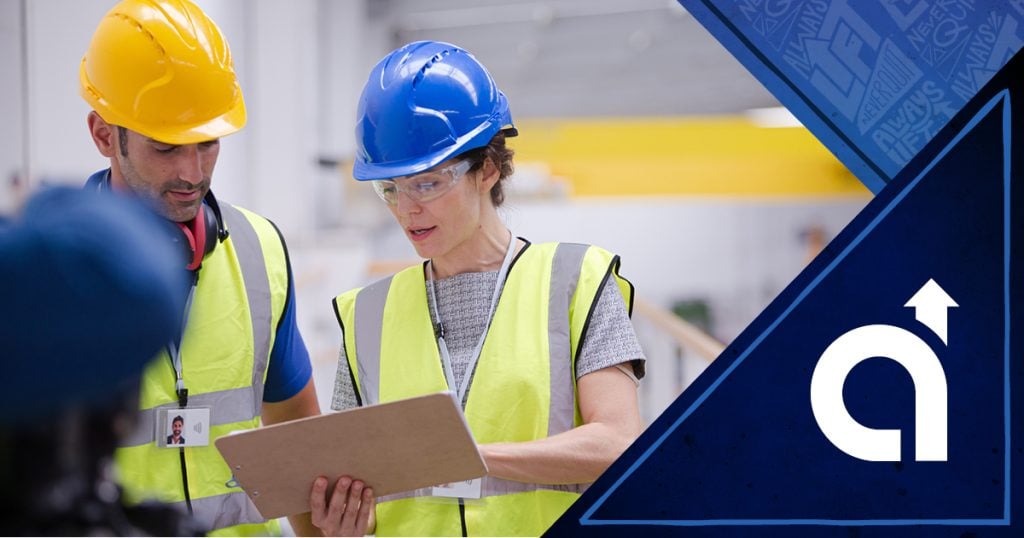 Overhead crane idle in facility requiring OSHA inspection before restart