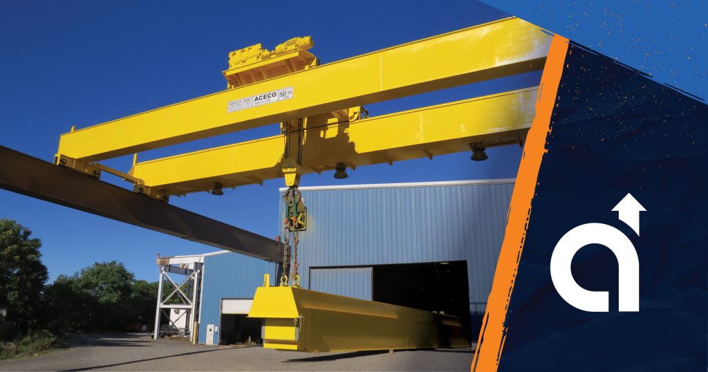 Custom defense crane systems used in DOD precision assembly facility