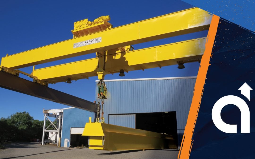 Custom defense crane systems used in DOD precision assembly facility